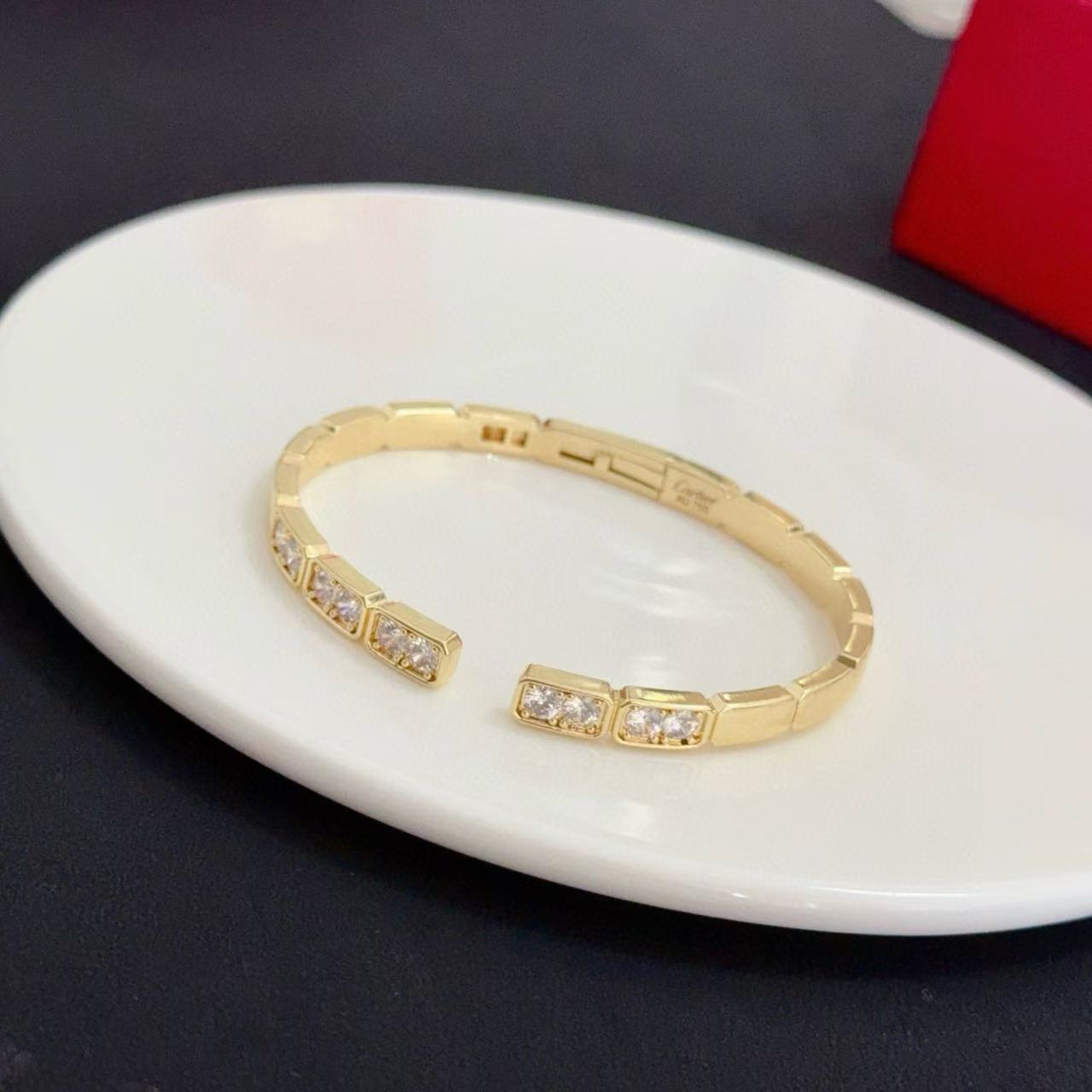 [Panda Jewelry jewelrys]LOVE DIAMOND OPEN  BRACELET