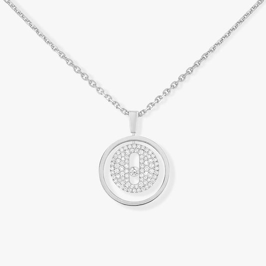 [Panda Jewelry]LUCKY MOVER PM PAVED NECKLACE
