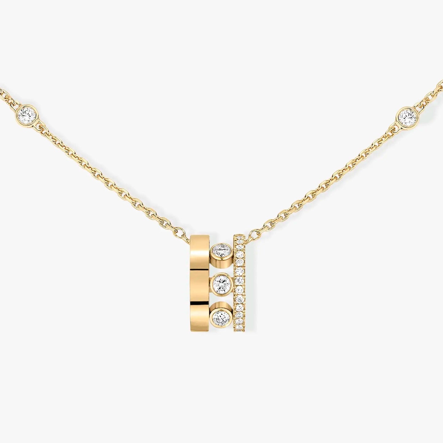[Panda Jewelry]CHAIN MOVE ROMANE PEDAND NECKLACE