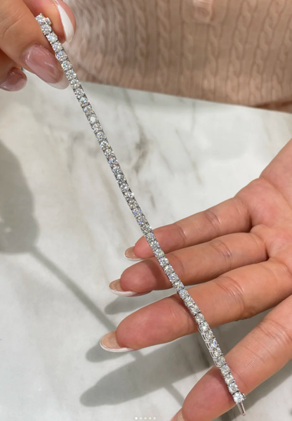 [Panda Jewelry]  CLASSIC BASEBALL BRACELAT, 52 DIAMOND