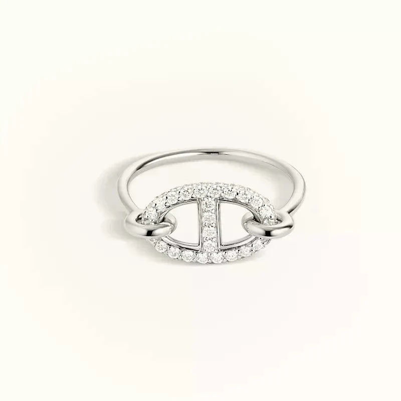 [Panda Jewelry]RONDE SMALL SILVER DIAMOND RING