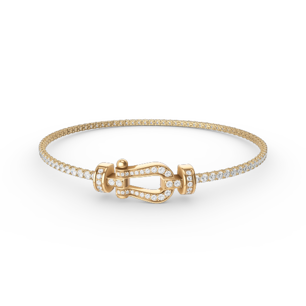 [Panda Jewelry]FORCE  HORSESHOE  DIAMOND TENNIS BRACELET