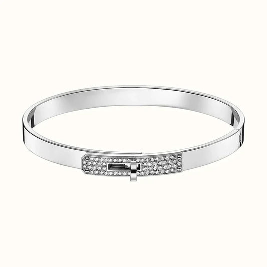 [Panda Jewelry]KELLY SILVER DIAMOND BRACELET