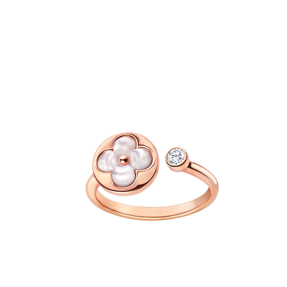 [Panda Jewelry]SUN 1 DIAMOND PINK MOP RING