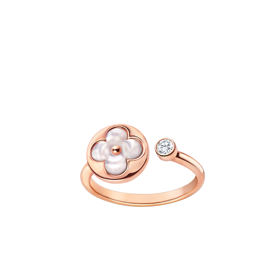 [Panda Jewelry]SUN 1 DIAMOND PINK MOP RING