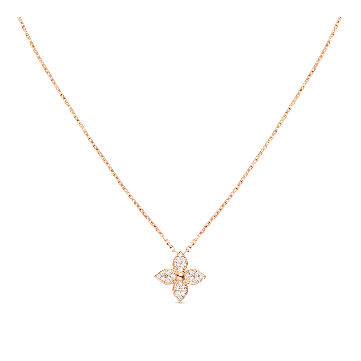 [Panda Jewelry]STAR DIAMOND NECKALCE