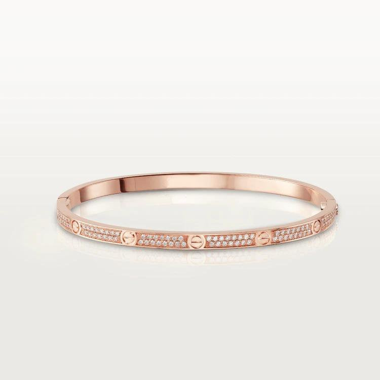 [Panda Jewelry]LOVE BRACELET 3.65MM DIAMOND-PAVED