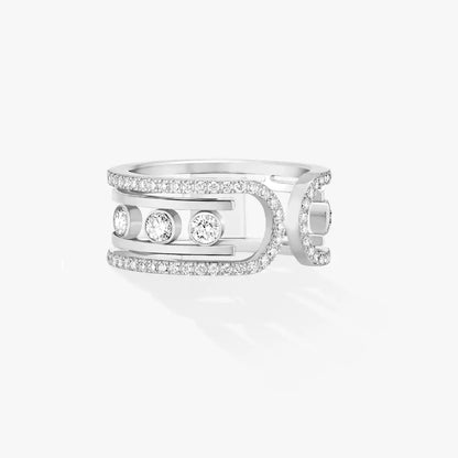 [Panda Jewelry]Move 10th Diamond Ring in Gold