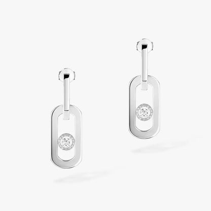 [Panda Jewelry] So Move XL Diamond Hoop Earring