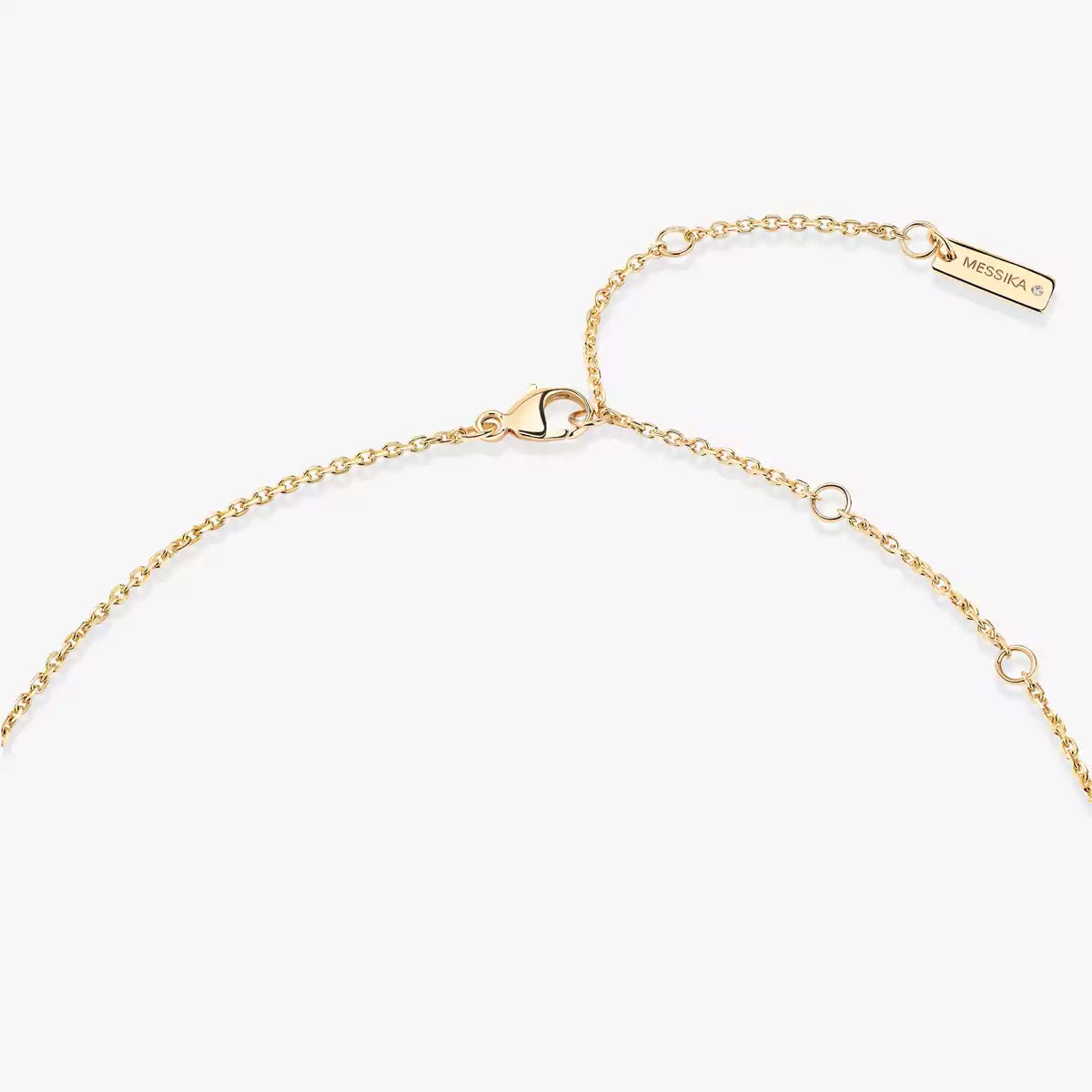 [Panda Jewelry]Lucky Eye Diamond Necklace in Rose Gold and Turquoise