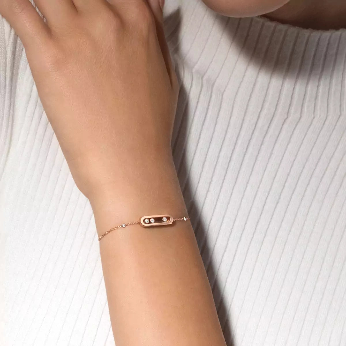 [Panda Jewelry]Baby Move Diamond Bracelet