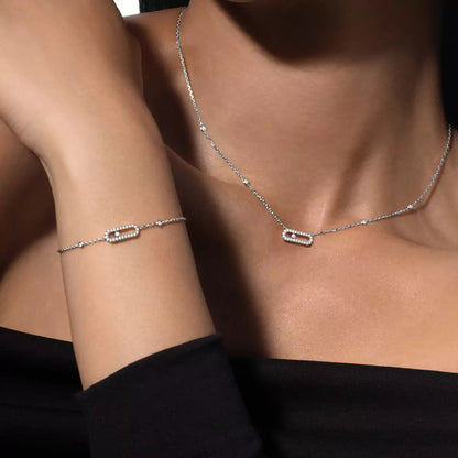 [Panda Jewelry]Move Uno Necklace