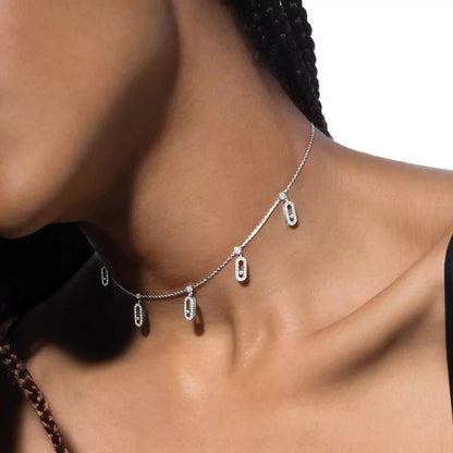[Panda Jewelry]Move Uno Necklace