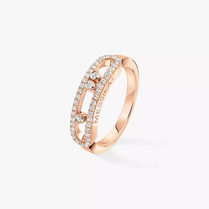 [Panda Jewelry] Baby Move Gold Diamond Pave_ Ring