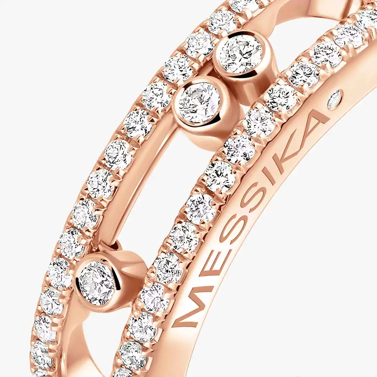 [Panda Jewelry] Baby Move Gold Diamond Pave_ Ring