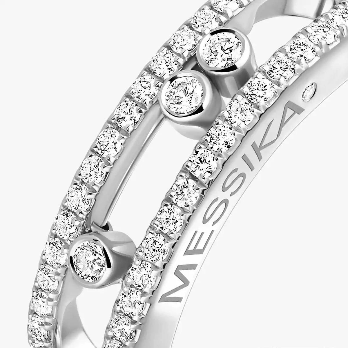 [Panda Jewelry] Baby Move Gold Diamond Pave_ Ring