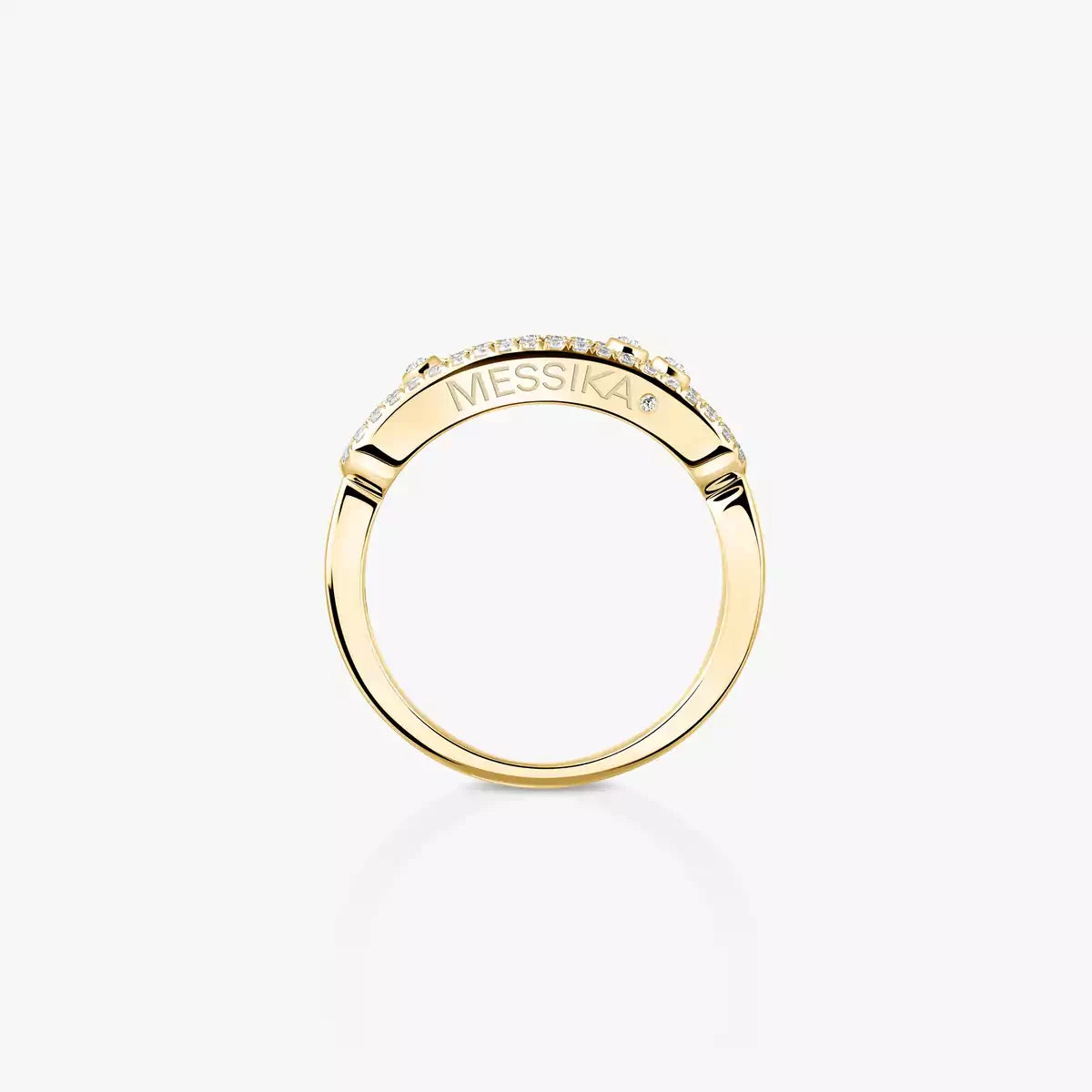 [Panda Jewelry] Baby Move Gold Diamond Pave_ Ring