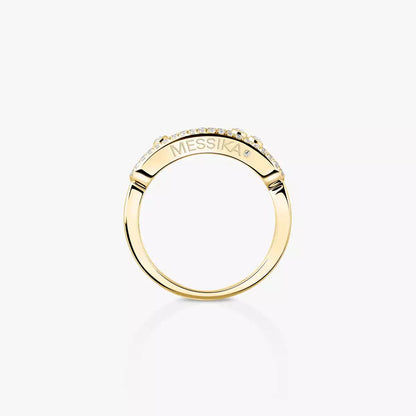 [Panda Jewelry] Baby Move Gold Diamond Pave_ Ring