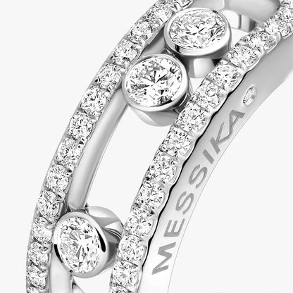 [Panda Jewelry] Move Gold Diamond Pave_ Ring