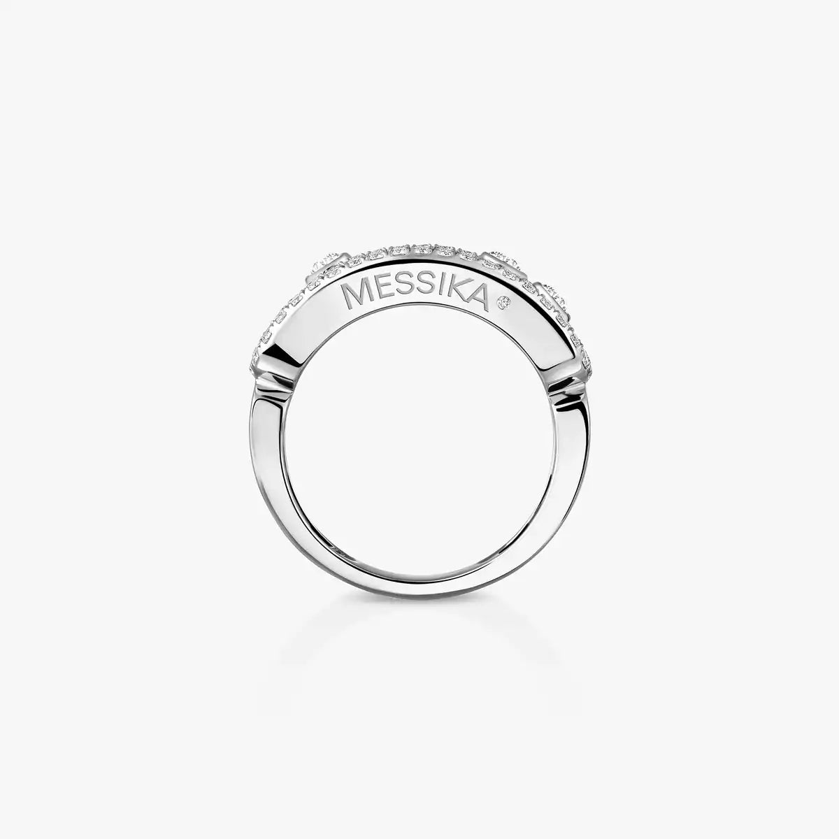 [Panda Jewelry] Move Gold Diamond Pave_ Ring