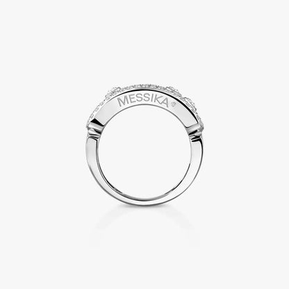 [Panda Jewelry] Move Gold Diamond Pave_ Ring