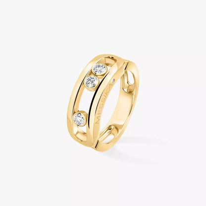 [Panda Jewelry] MoveGold Diamond Ring