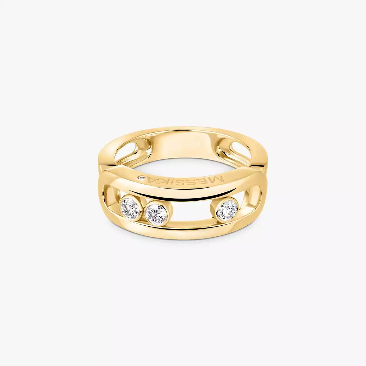 [Panda Jewelry] MoveGold Diamond Ring