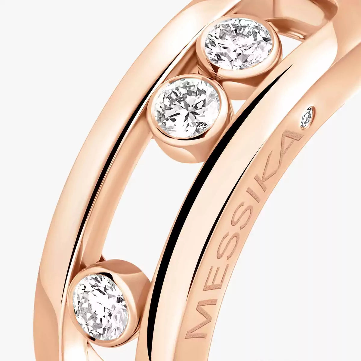 [Panda Jewelry] MoveGold Diamond Ring