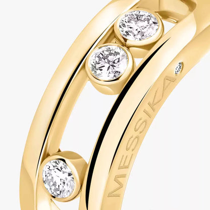 [Panda Jewelry] MoveGold Diamond Ring