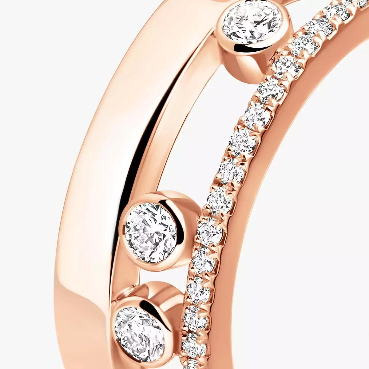 [Panda Jewelry]Move Romane Diamond Ring
