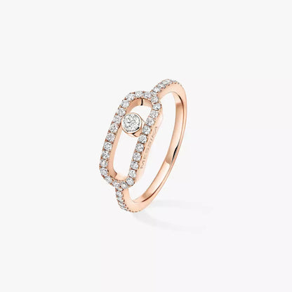 [Panda Jewelry]Move Uno Diamond Ring in Gold