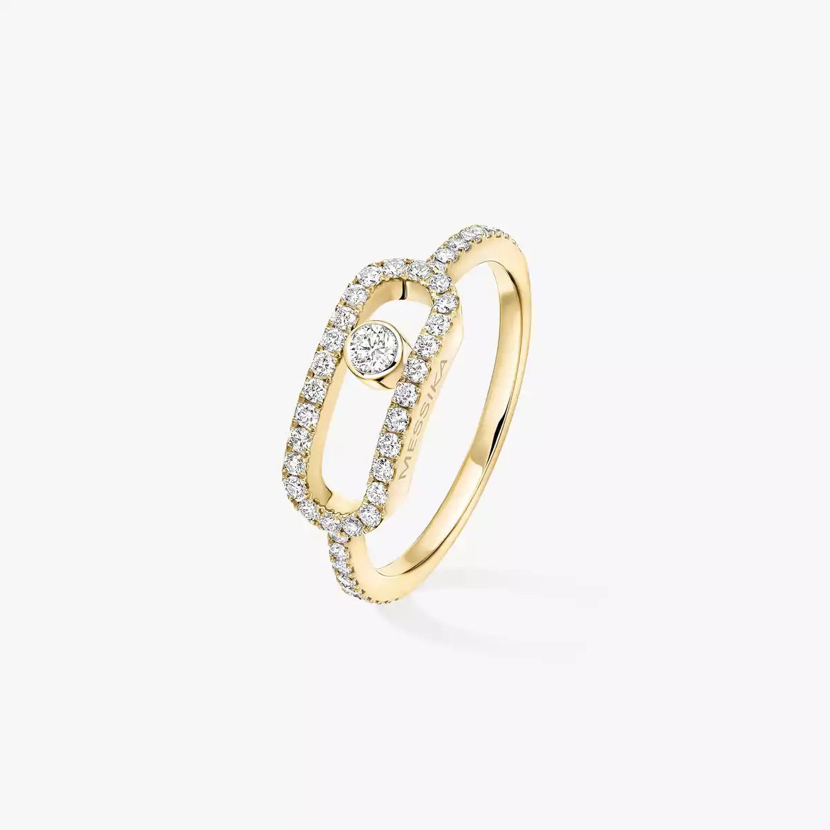 [Panda Jewelry]Move Uno Diamond Ring in Gold