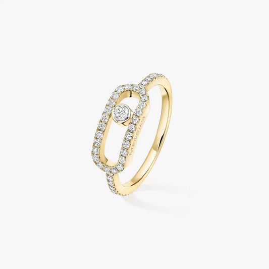 [Panda Jewelry]Move Uno Diamond Ring in Gold