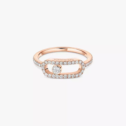 [Panda Jewelry]Move Uno Diamond Ring in Gold