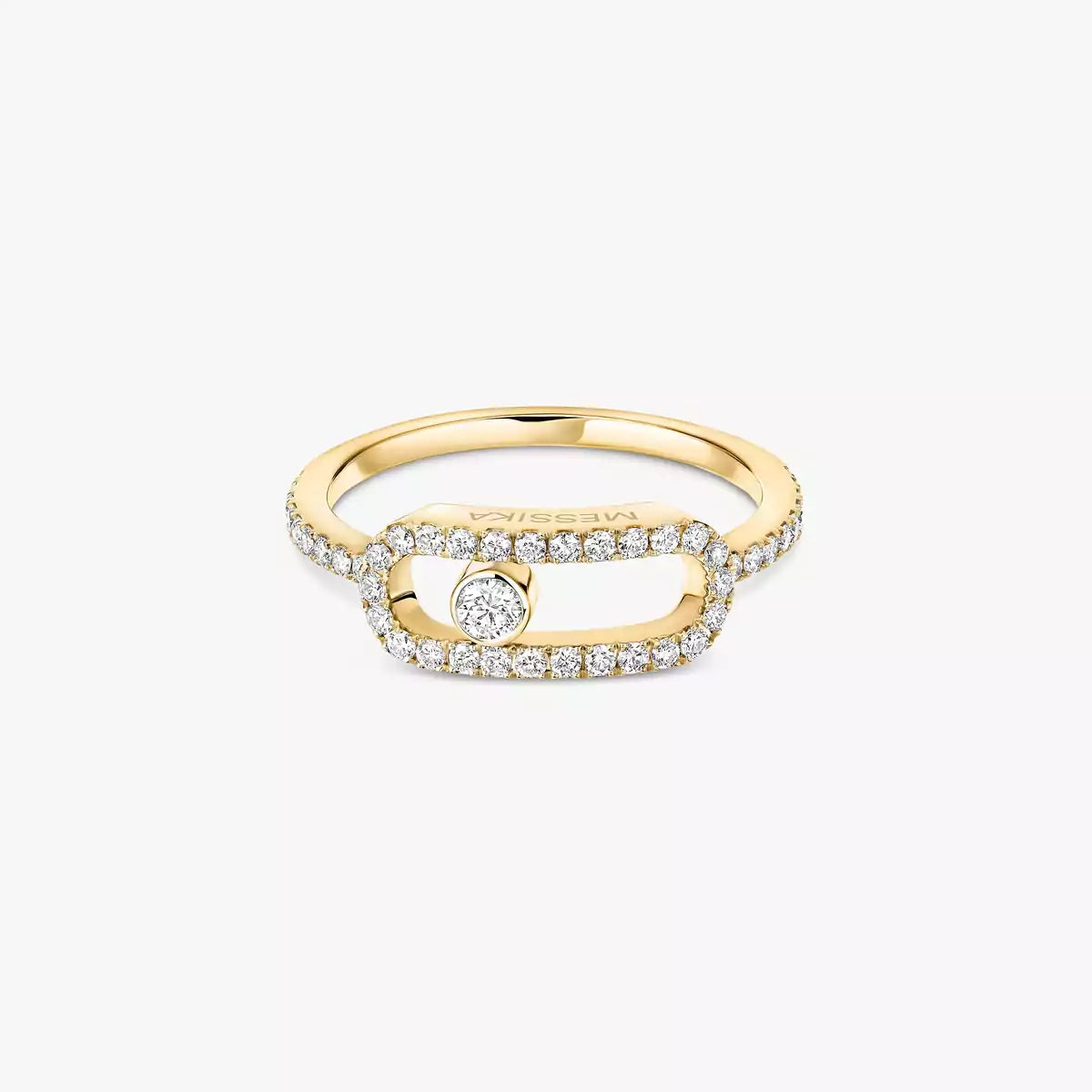 [Panda Jewelry]Move Uno Diamond Ring in Gold