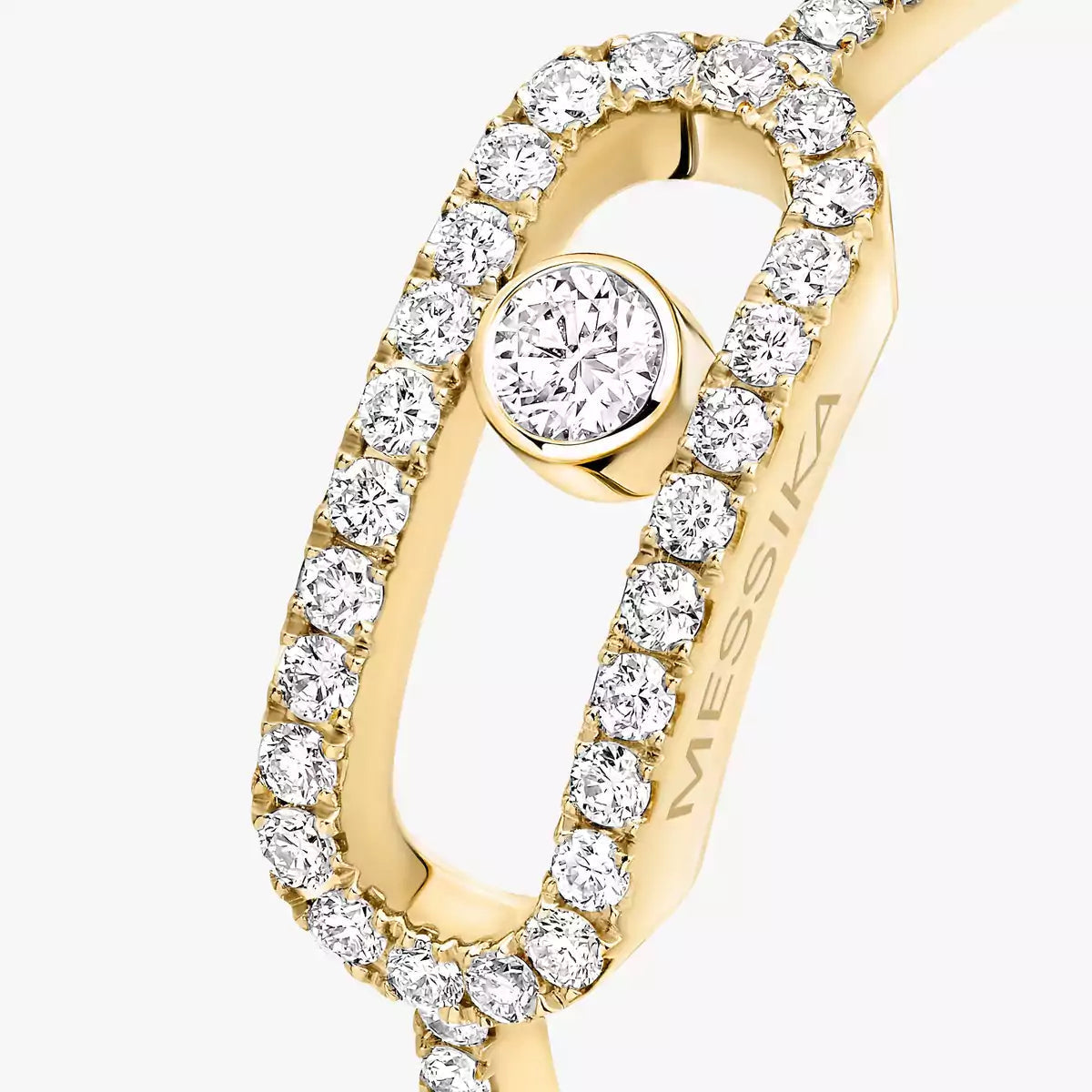 [Panda Jewelry]Move Uno Diamond Ring in Gold