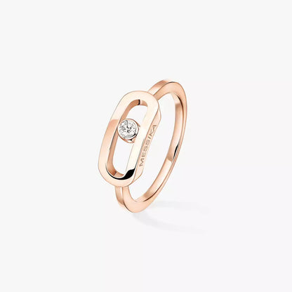 [Panda Jewelry]Move Uno Diamond Ring in Gold