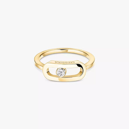 [Panda Jewelry]Move Uno Diamond Ring in Gold