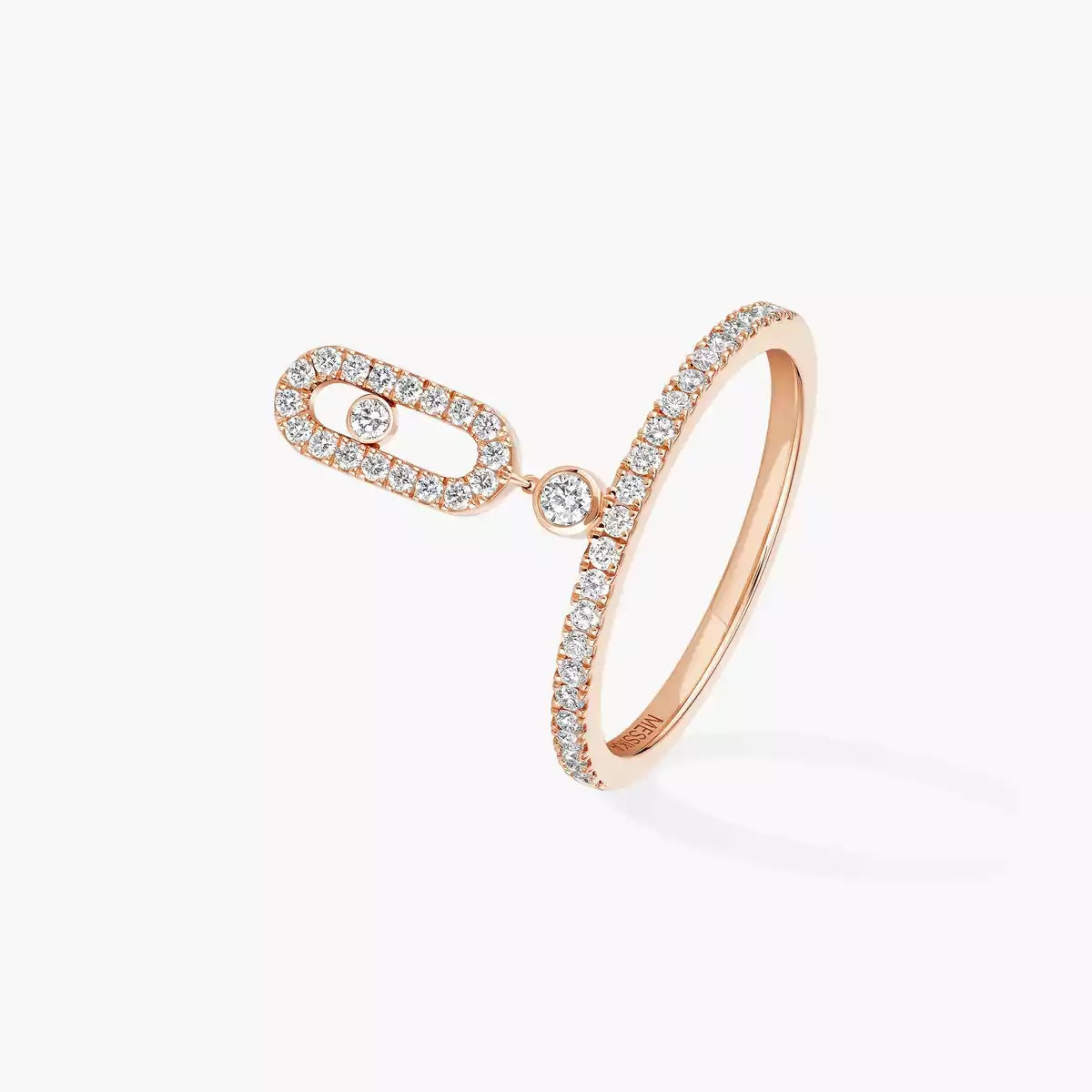 [Panda Jewelry]Move Uno Diamond Ring