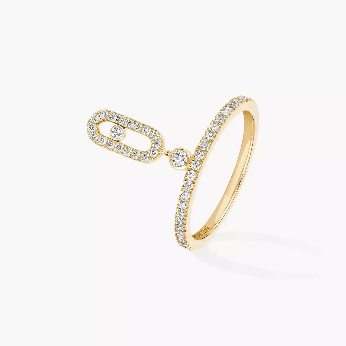 [Panda Jewelry]Move Uno Diamond Ring