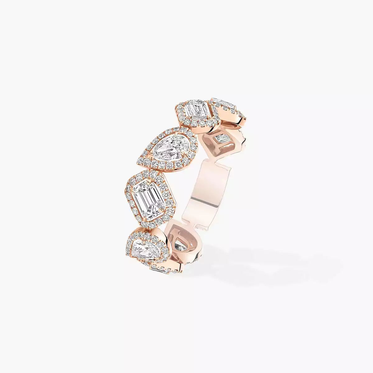[Panda Jewelry]Diamond Wedding Ring My Twin