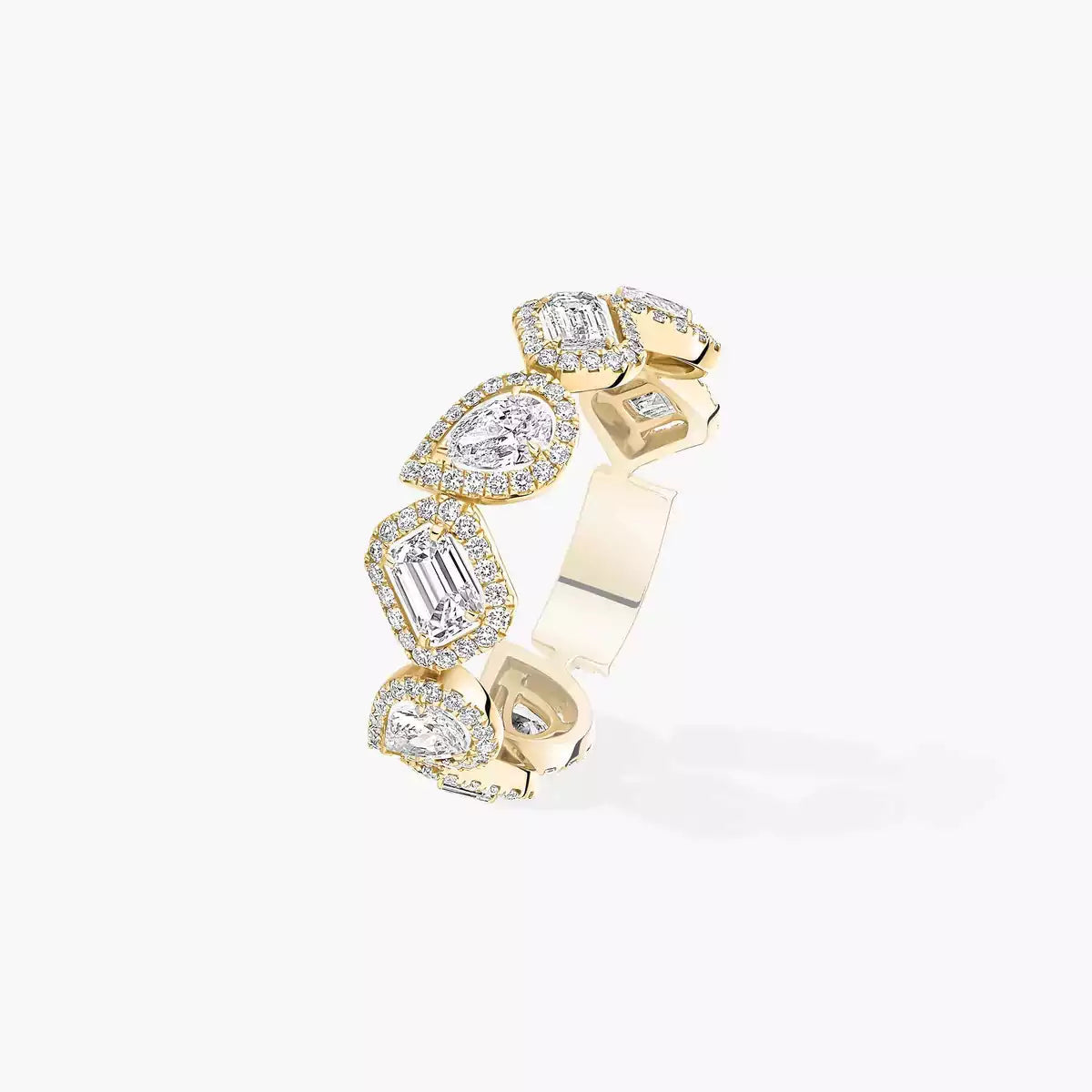 [Panda Jewelry]Diamond Wedding Ring My Twin