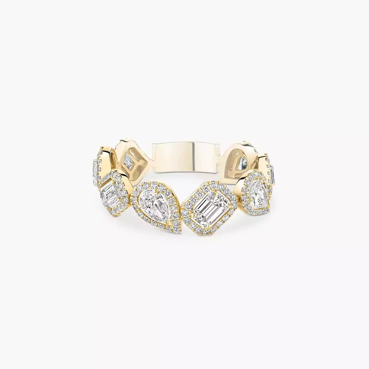 [Panda Jewelry]Diamond Wedding Ring My Twin