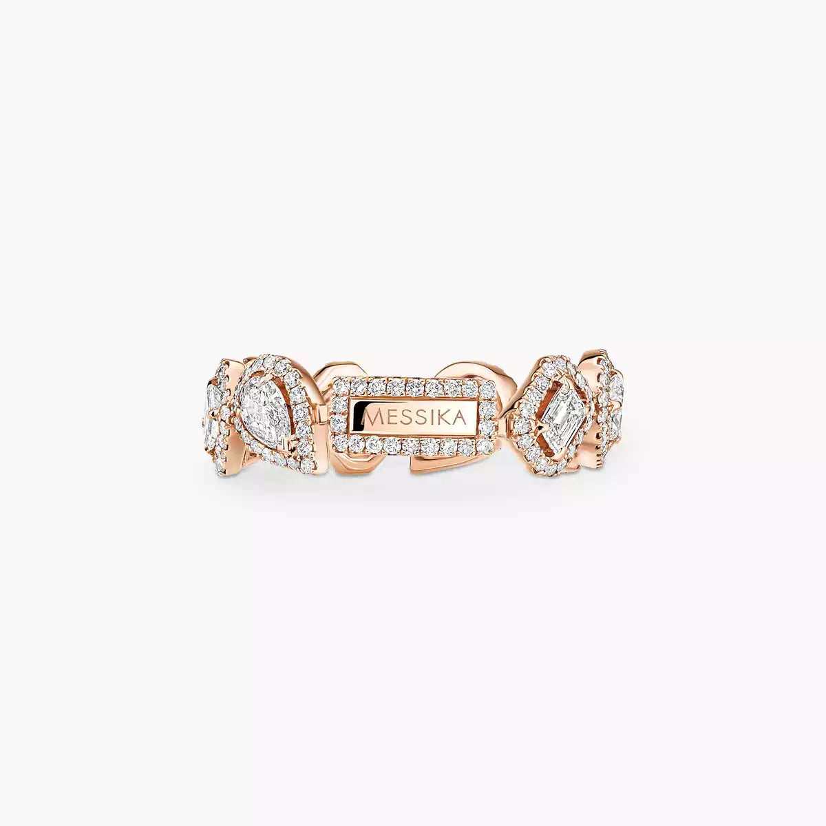 [Panda Jewelry]Diamond Wedding Ring My Twin
