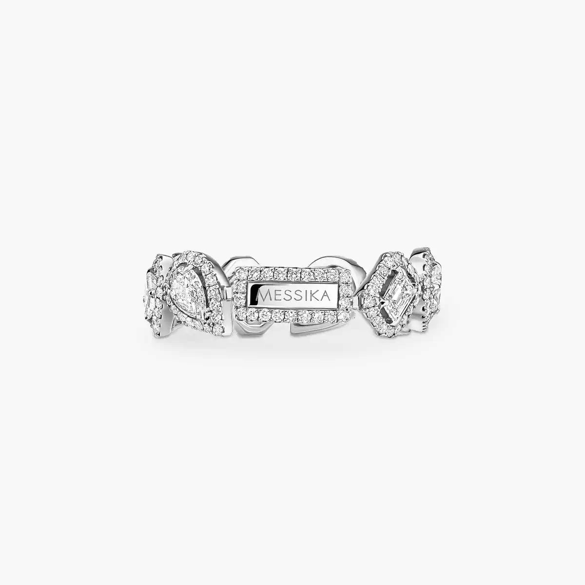 [Panda Jewelry]Diamond Wedding Ring My Twin