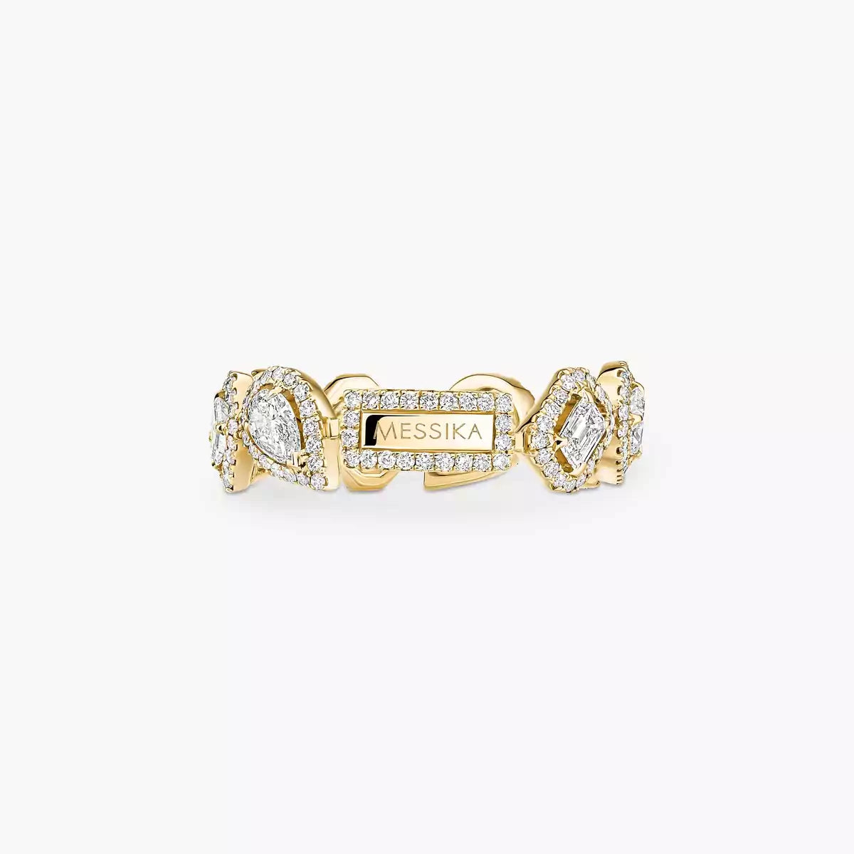 [Panda Jewelry]Diamond Wedding Ring My Twin