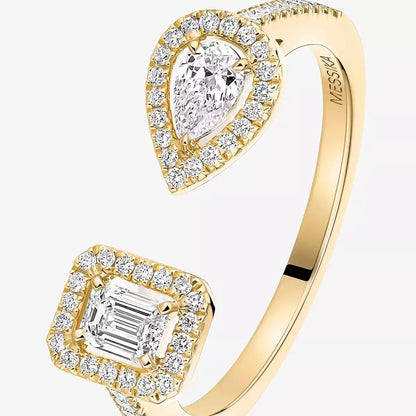 [Panda Jewelry]My Twin Toi Gold Diamond Ring