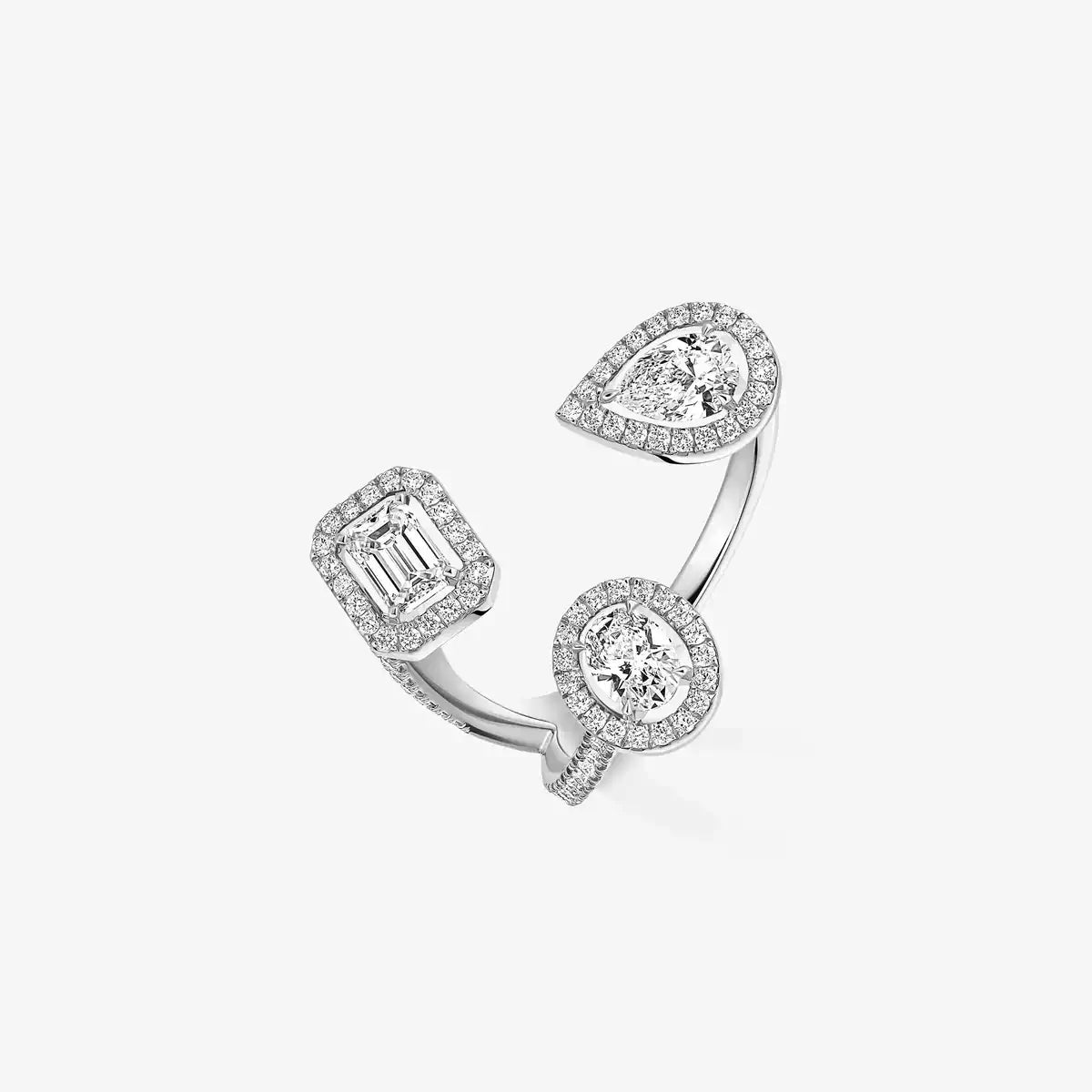 [[Panda Jewelry] Diamond Ring 0,25ct My Twin Trilogy