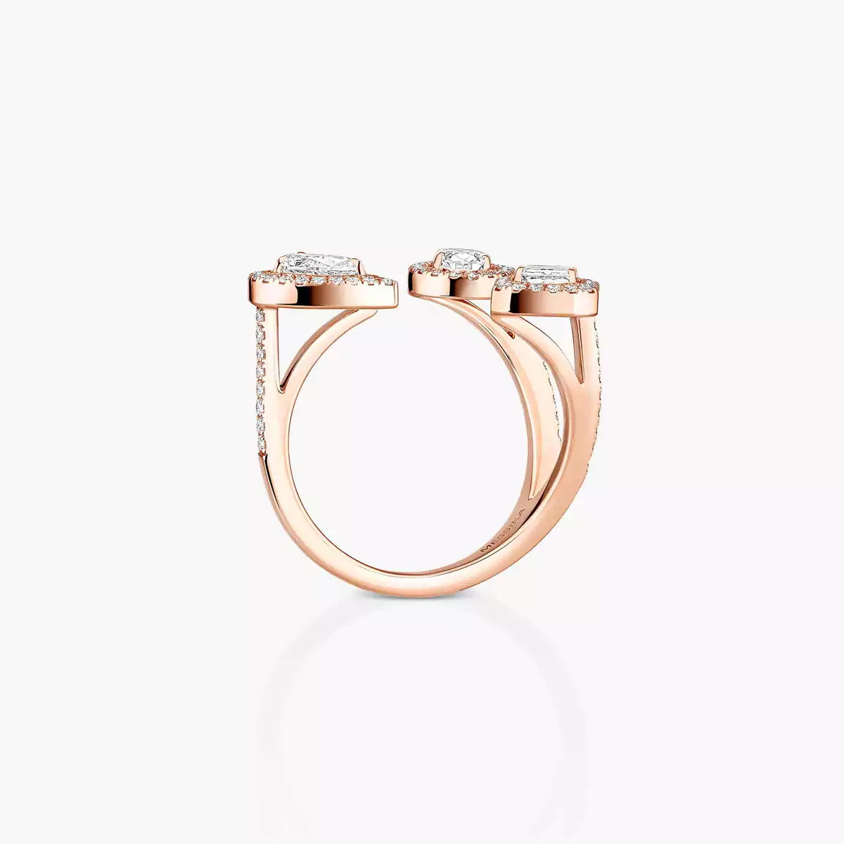[[Panda Jewelry] Diamond Ring 0,25ct My Twin Trilogy