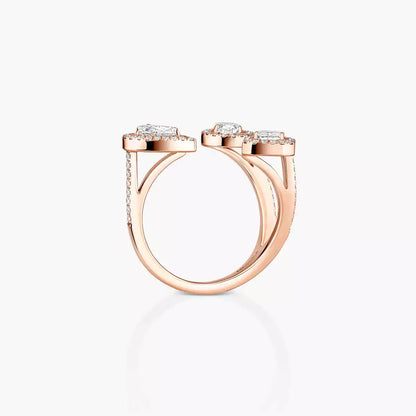 [[Panda Jewelry] Diamond Ring 0,25ct My Twin Trilogy